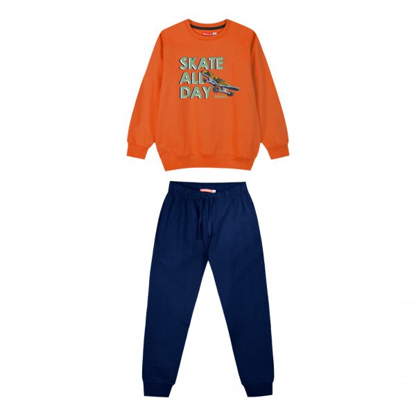 Fleece tracksuit set for boys