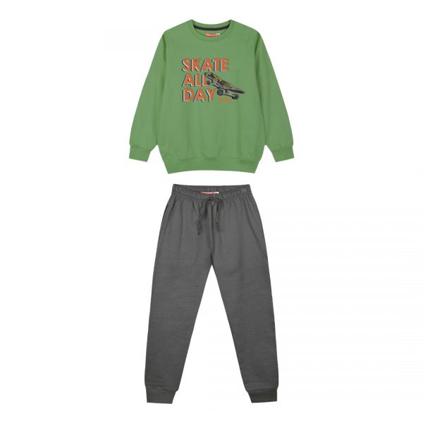 Fleece tracksuit set for boys