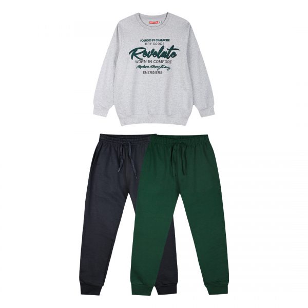 Fleece tracksuit set for boys