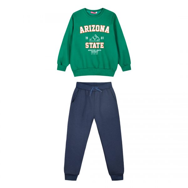 Fleece tracksuit set for boys