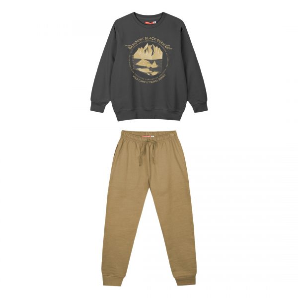 Fleece tracksuit set for boys