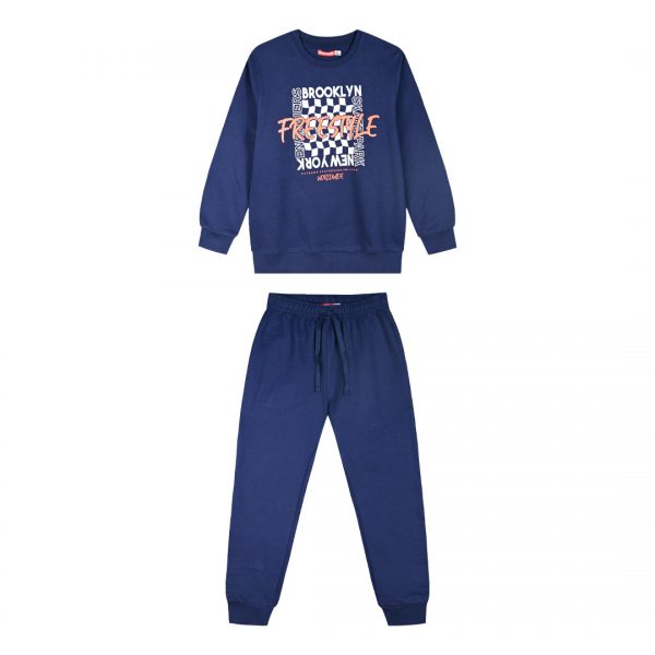 Fleece tracksuit set for boys