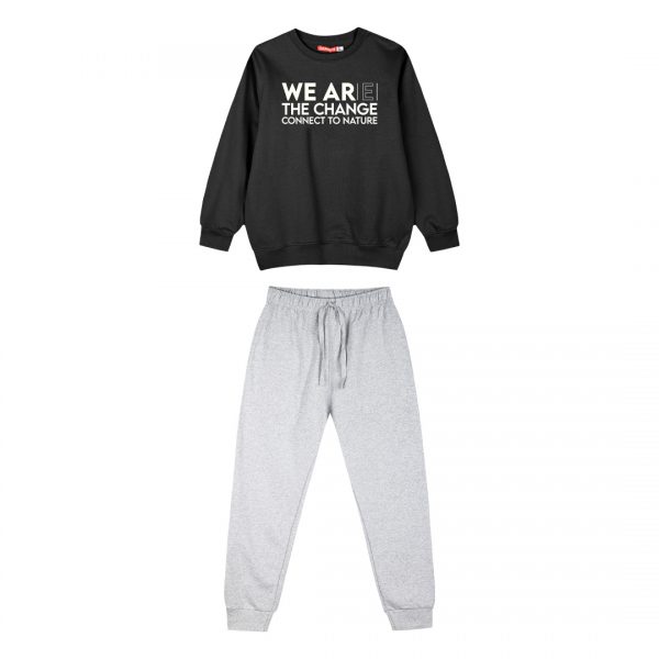 Fleece tracksuit set for boys