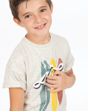 Jersey t-shirt with print for boys