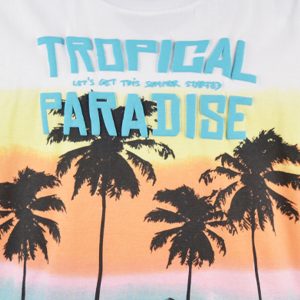 Μακό σετ τύπωμα Tropical Paradise