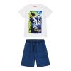 Boy΄s jersey t-shirt with denim bermuda set