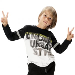 Boy΄s long sleeve shirt with print