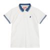 Boy΄s short sleeve polo with logo