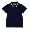 Boy΄s short sleeve polo with logo