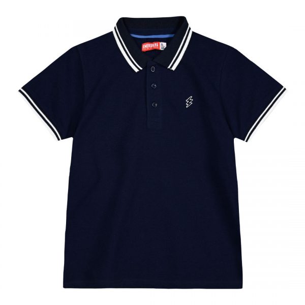 Boy΄s short sleeve polo with logo