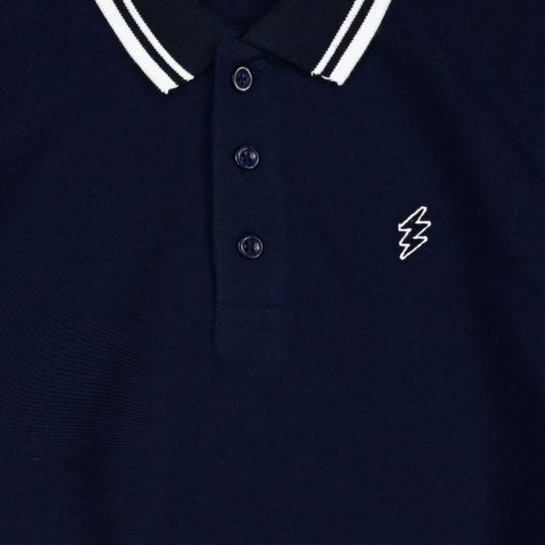 Boy΄s short sleeve polo with logo