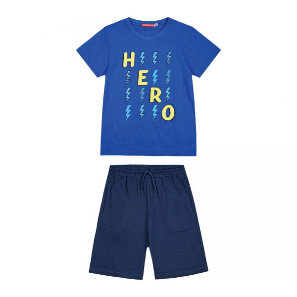 Boy΄s jersey set with a print on the front side