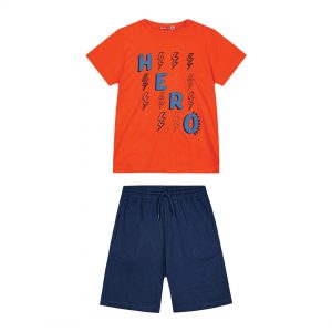 Boy΄s jersey set with a print on the front side