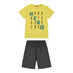 Boy΄s jersey set with a print on the front side