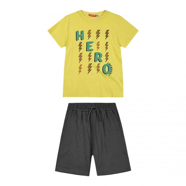 Boy΄s jersey set with a print on the front side