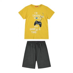 Boy΄s jersey set with a print on the front side