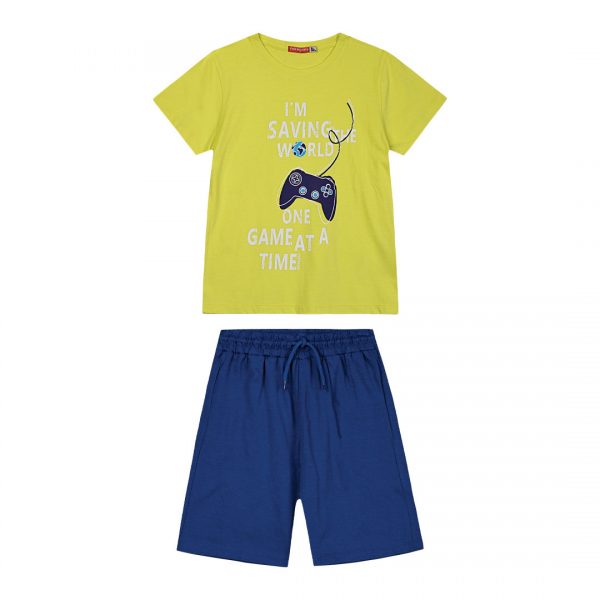 Boy΄s jersey set with a print on the front side