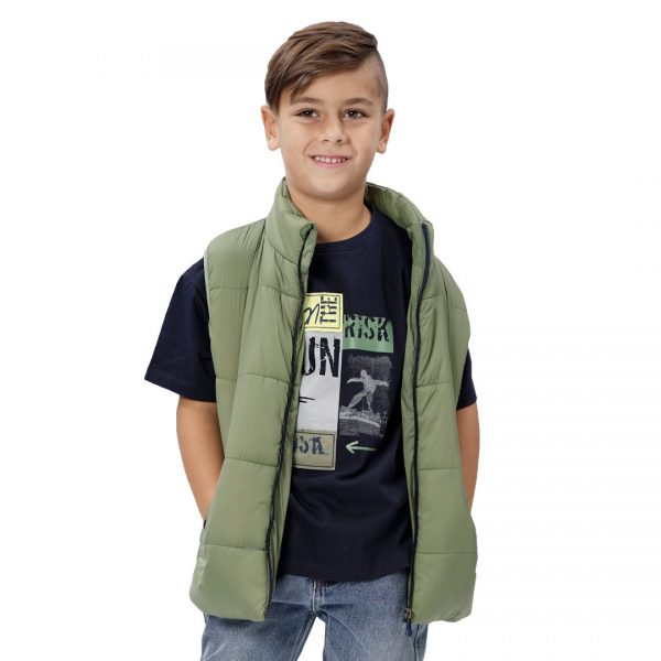 Boy΄s soid colour vest jacket