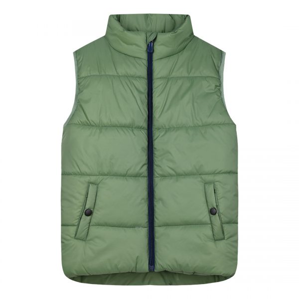 Boy΄s soid colour vest jacket