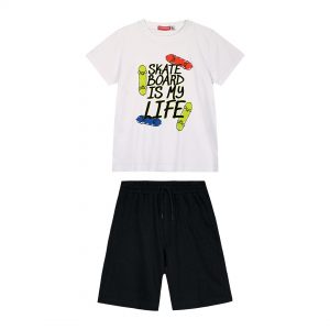 Boy΄s jersey set with a print on the front side