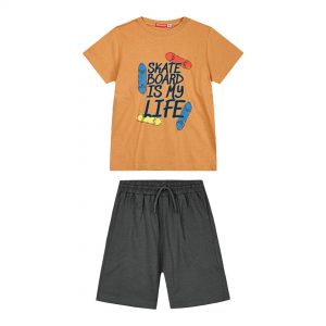 Boy΄s jersey set with a print on the front side