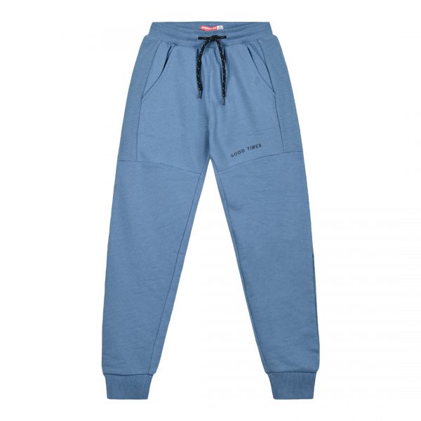 Boy΄s sweatpants with print and panelling