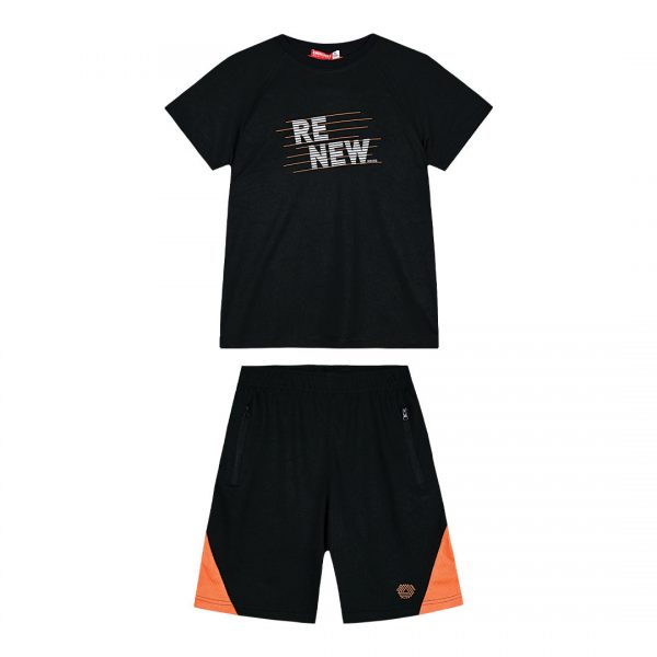 Boy΄s athletic set with print on both sides