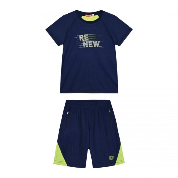 Boy΄s athletic set with print on both sides