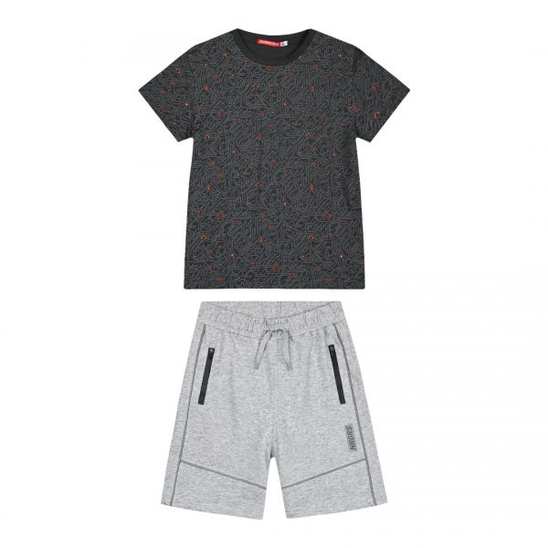 Boy΄s jersey set with printed shirt