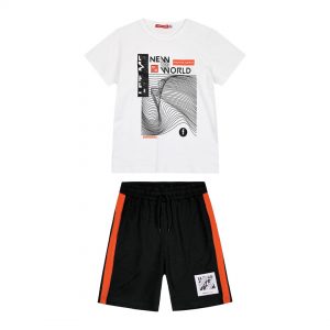 Boy΄s jersey set with print on the front side