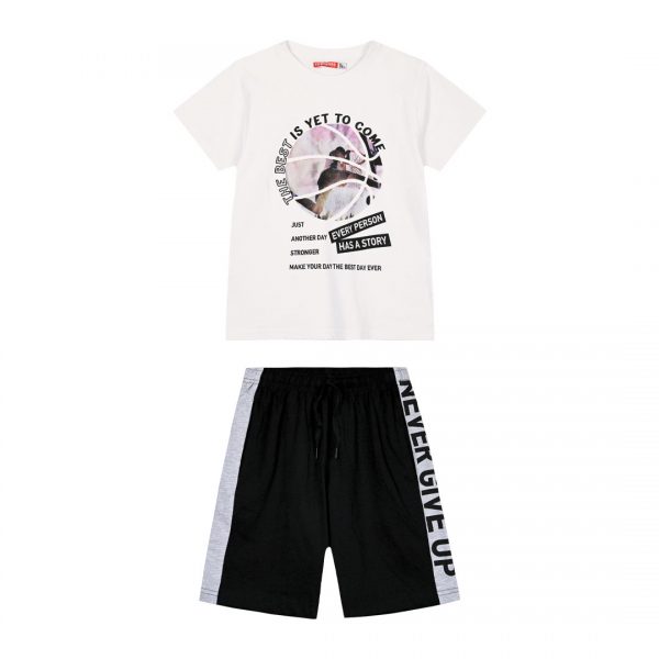 Boy΄s jersey set with print