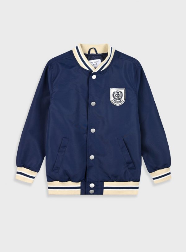 Varsity bomber jacket for boys