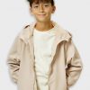 Light jacket with hood for boys