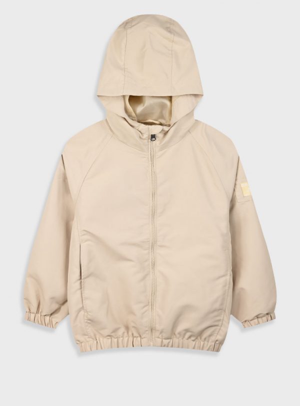 Light jacket with hood for boys