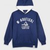 Pullover hoodie with embroidery for boys