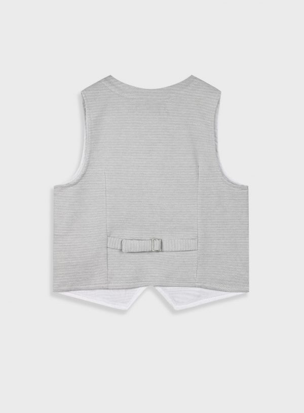 Jacquard vest for boys