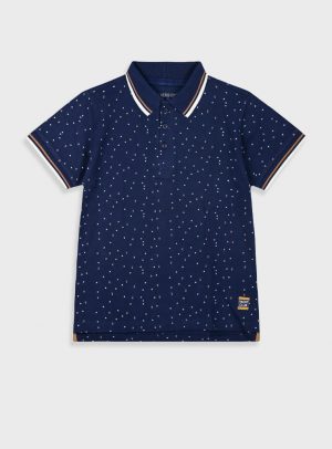 Printed polo for boys