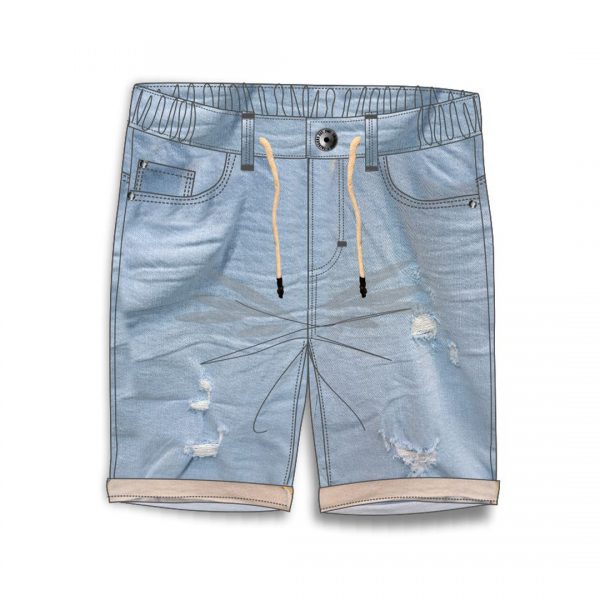 Denim bermuda for boys