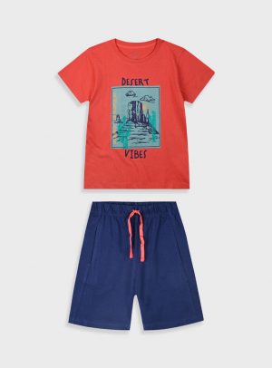 Set with print for boys