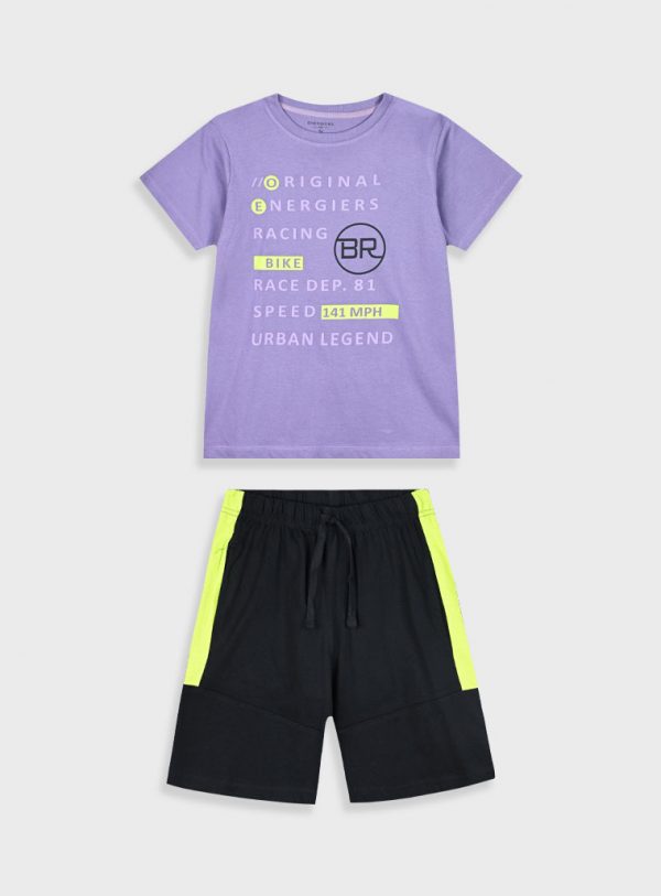 Set with print for boys