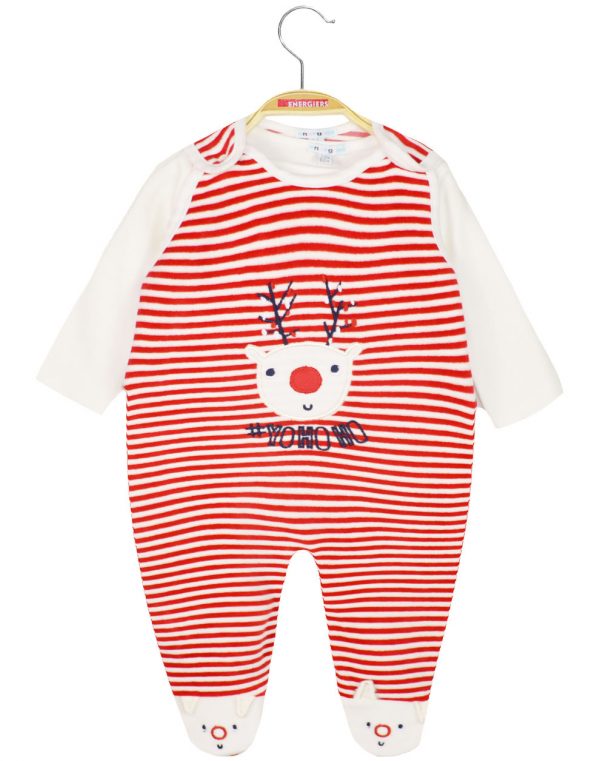 Unisex Christmas romper with bodysuit for baby girls and boy (0 - 15 months)