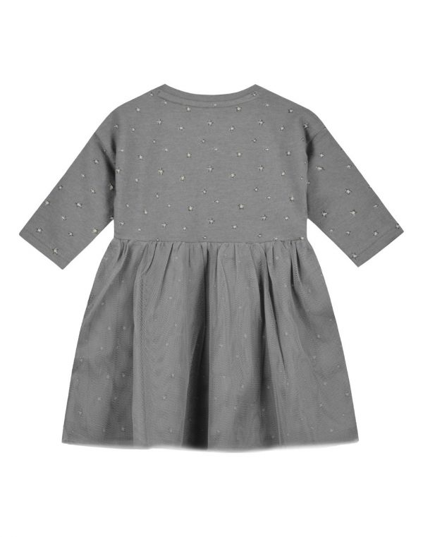 Baby dress with stars and soft tulle. (0-18 Months)