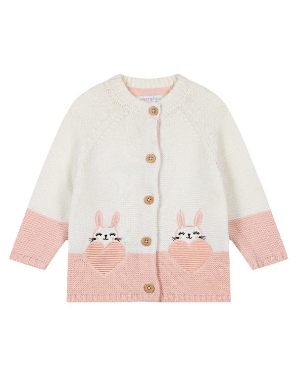 Baby Girl cotton knittes cardigan (0-18 Months)