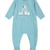 Baby cotton bodysuit with easy opening (3-24 Months)