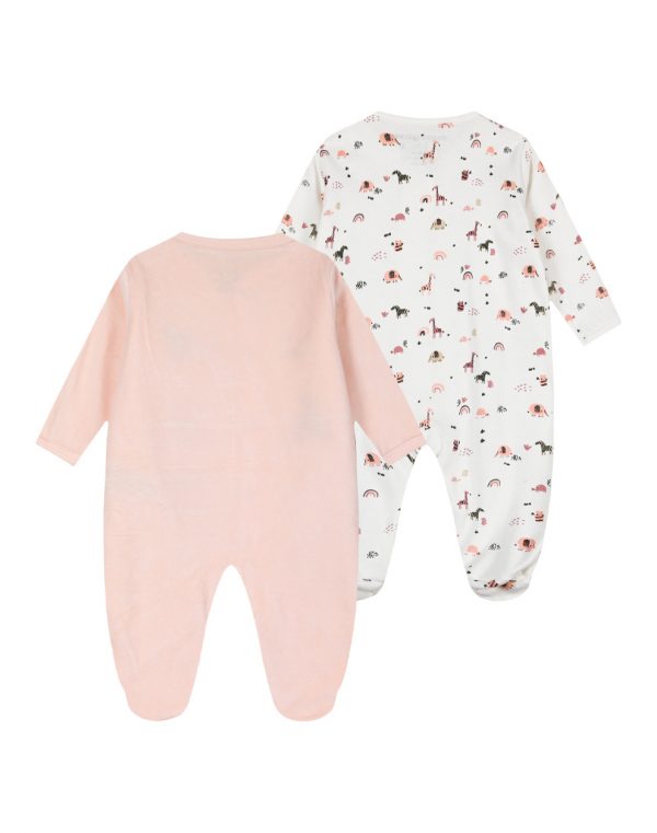 Baby Cotton, Macho Romper 2 Pieces for Girls (3-18 Months)