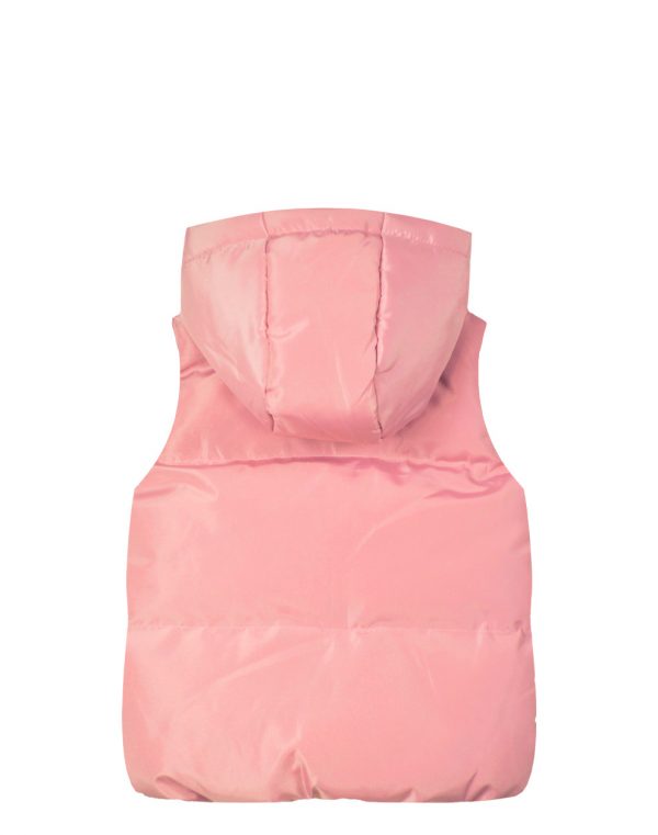 Girl΄s sleeveless vest with hood  (6 - 18 Months)