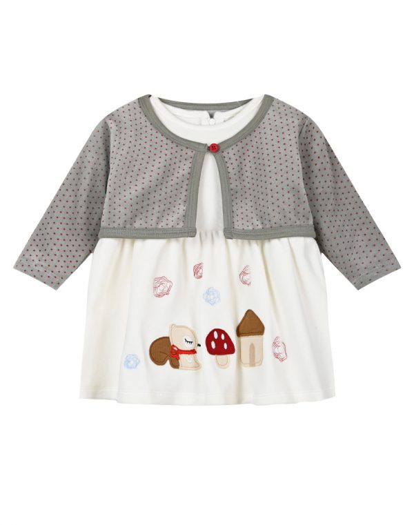 Baby dress with bolero (0-18 Months)