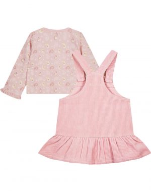 Set shirt and dress for baby girls (3 - 18 months)