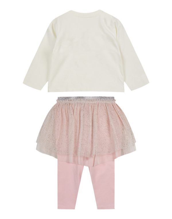 Baby Girl΄s Set with Leggings and Tulle Skirt (3-18 Months)