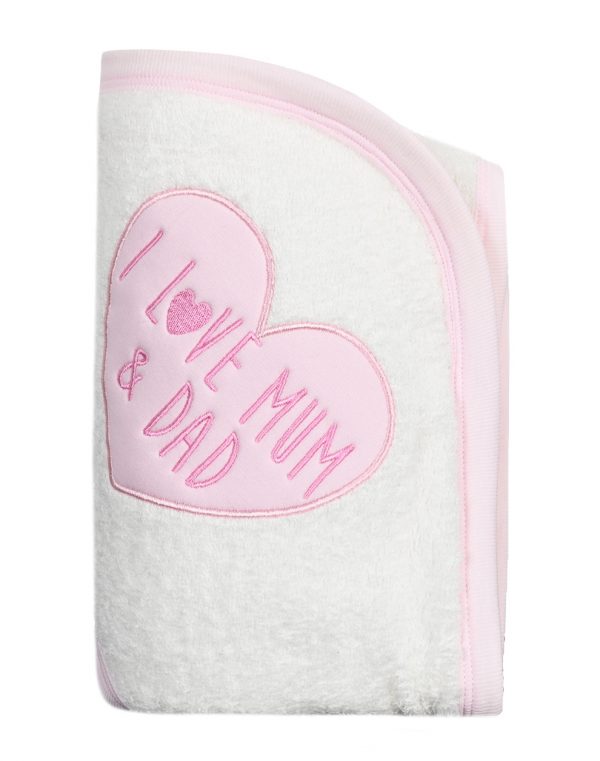 Energiers baby bath towel for girls